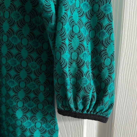Apt. 9 Green Relaxed Pleated Blouse - Picture 3 of 4